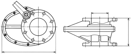 設計図 ワンタッチゲートバルブ S−3788