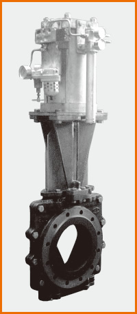 Ｖポート板弁 エアーシリンダー操作 ポジショナー付 S−1022