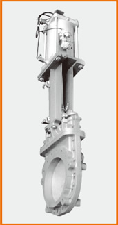 ナイフゲートバルブ エアーシリンダー操作 オール附属品付 S−122044