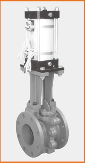 ロング型板弁
エアーシリンダー操作
電磁弁、スピコン付
S−1063