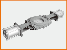 Wエアーシリンダー操作
ショートプレートバルブ
S−12211
紙パルプ仕様