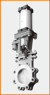 ナイフゲートバルブ エアーシリンダー操作 リミットスイッチ付 S−17701