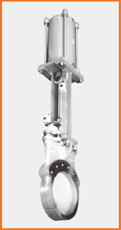 ナイフゲートバルブ エアーシリンダー操作 リミットスイッチ調整可能型 S−12203