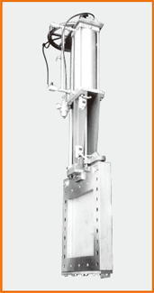 角型板弁 エアーシリンダー操作 S−20323