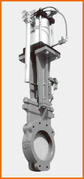 コントロールナイフゲート弁 空空ポジショナー式 S−1961