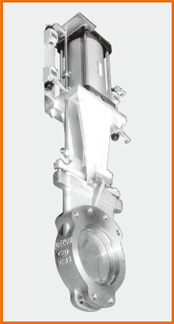 ナイフゲートバルブ エアーシリンダー操作 リミットスイッチ調整可能型 S−12207