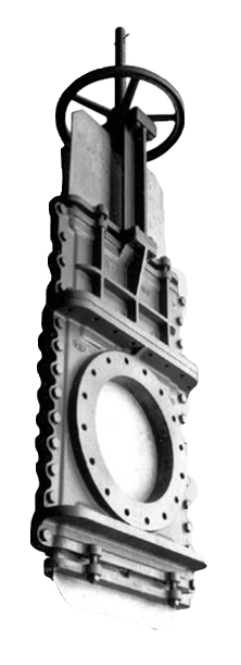 紙パルプ向けスライドゲートバルブ(スライドゲート弁)